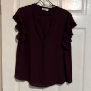 Eggplant XL blouse